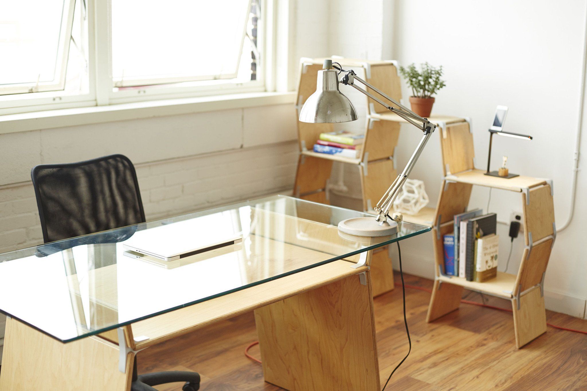 Glass Desk